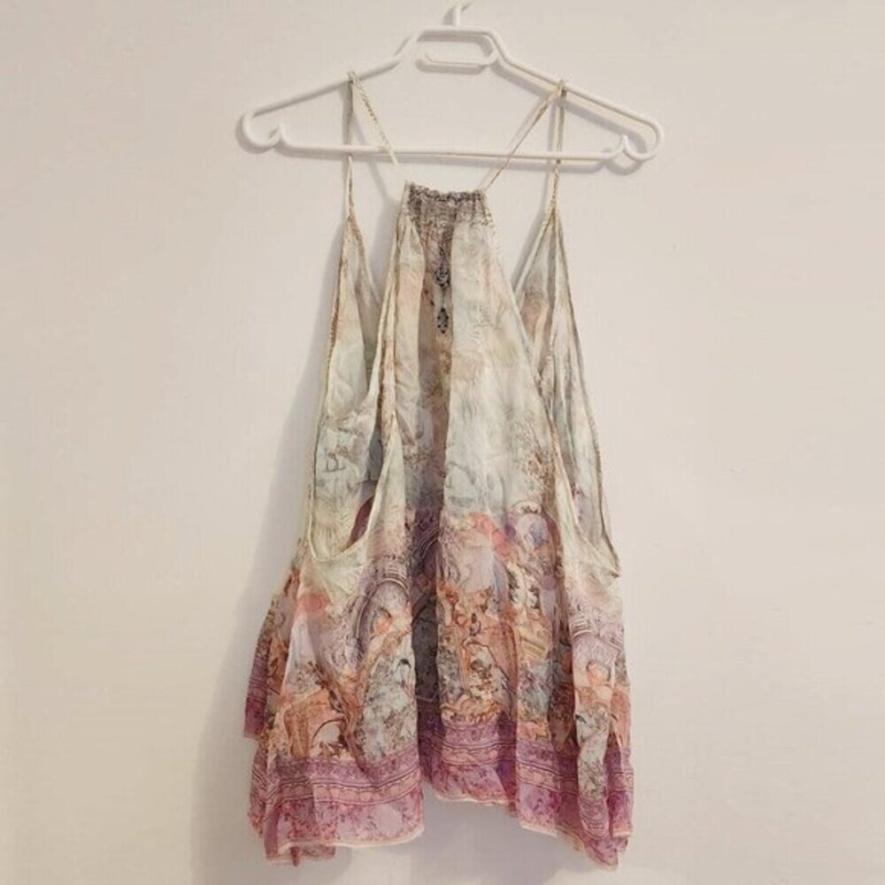 Camilla Electron Libre Back Overlay Top Size Large - Picture 4 of 13